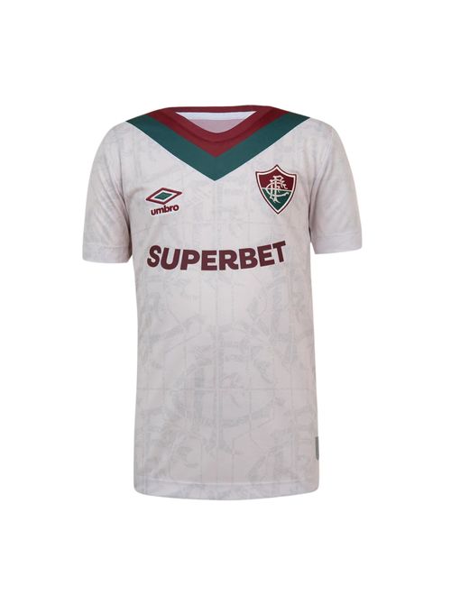 Camisa Fluminense III 24/25 Umbro Infantil - Bege/Vinho