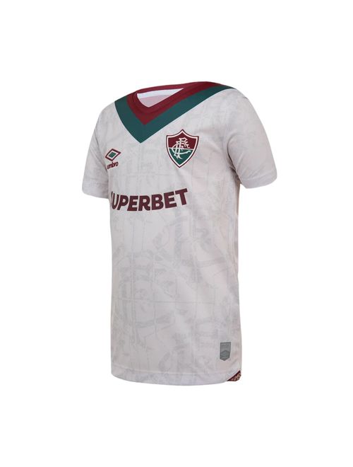 Camisa Fluminense III 24/25 Umbro Infantil - Bege/Vinho