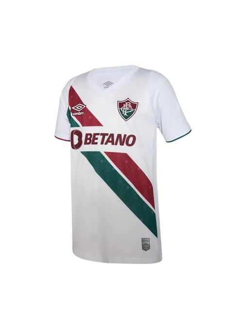 Camisa  Fluminense II 24/25 Umbro Infantil - Branca/Verde