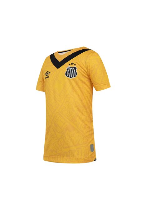 Camisa Santos III 24/25 Umbro Infantil - Amarela