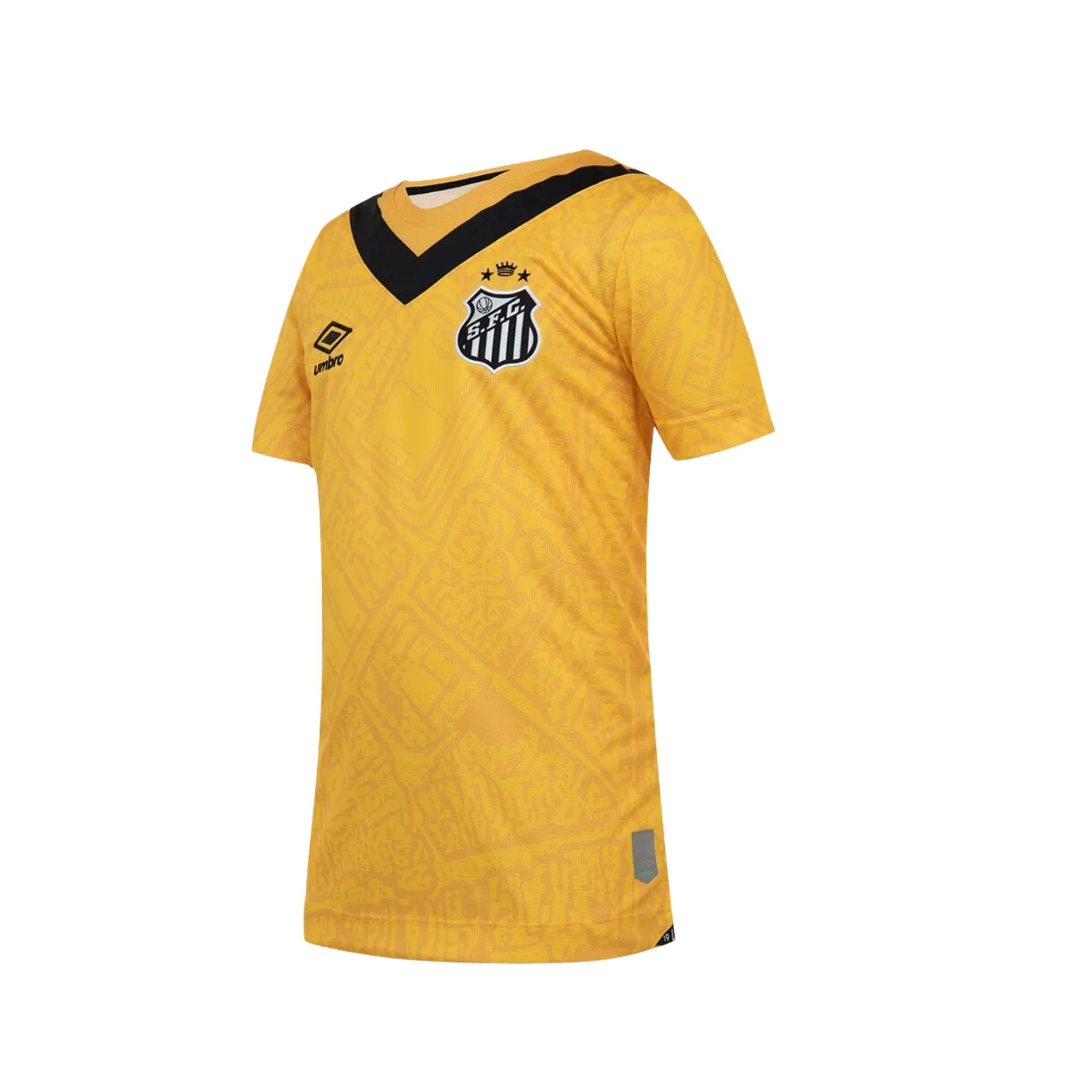 Camisa Santos III 24/25 Umbro Infantil Amarela Bayard Esportes