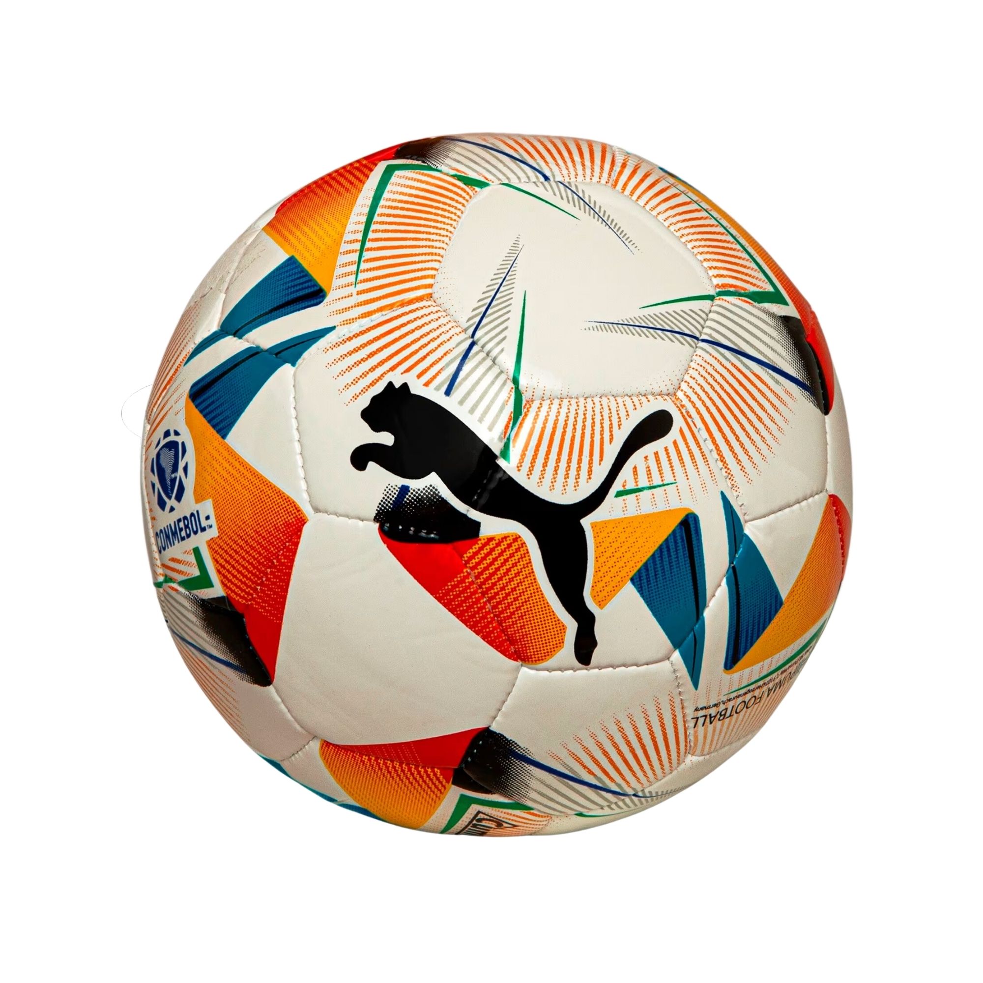 Mini Bola Puma Cumbre Libertadores Unissex - Branca/Laranja