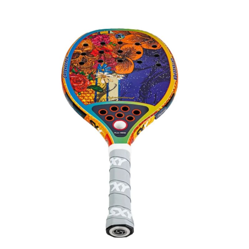 raquete-de-beach-tennis-sexy-gatekeeper-unissex-vermelha-azul
