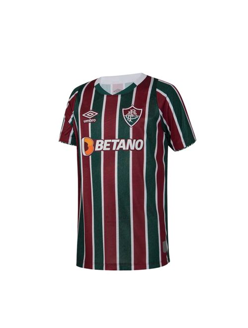 Camisa Umbro Fluminense I 24/25 Infantil - Verde/Vinho