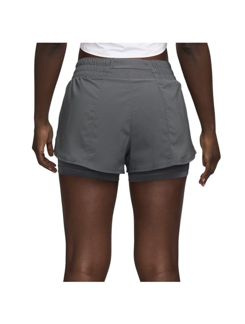 Shorts Nike  One  Mr 3In 2N1 Feminino - Cinza