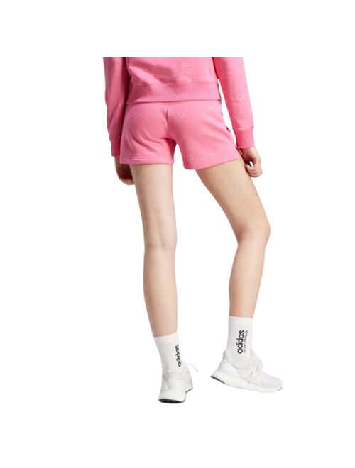 Shorts Adidas Monograma  Essentials Feminino - Rosa