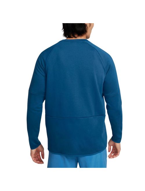 Blusão Nike Dri-Fit Fleece Crew Masculino - Azul