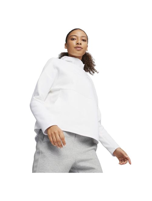 Blusão Com Capuz Puma Evostripe Feminino - Branco