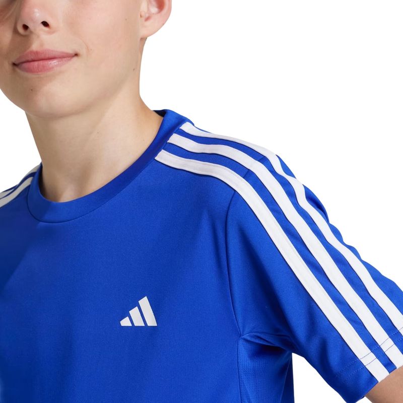 camiseta-adidas-train-essentials-3-stripes-infantil-azul