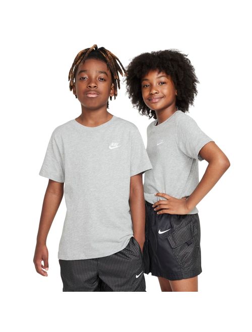 Camiseta Nike Sportswear Futura Tee Infantil - Cinza