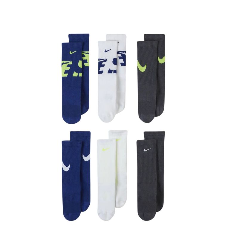 kit-meia-nike-everyday-cush-crew-6-pares-infantil-multicolor