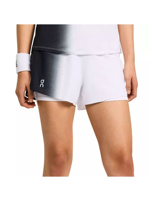 Shorts On Running Court 1 Feminino - Branco/Preto