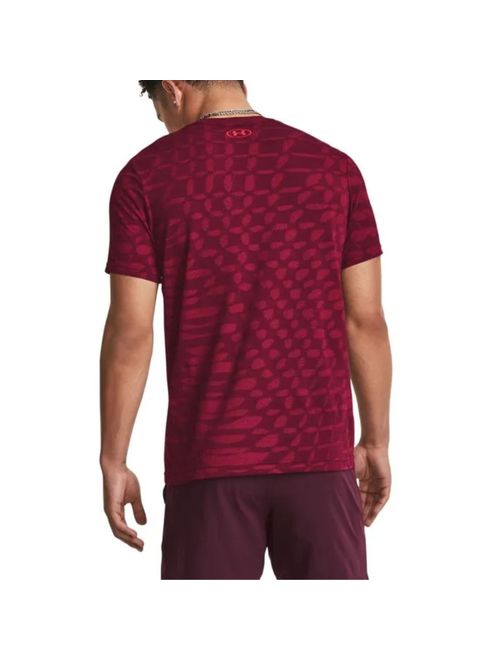Camiseta Under Armour Seamless Novelty Masculina - Bordô
