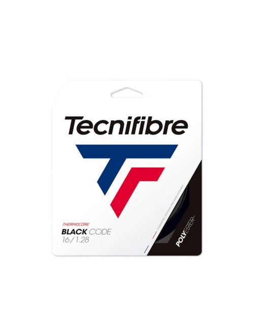 Corda Para Raquetes Encor Tecnifibre 4S 1.28 200M Unissex - Preta