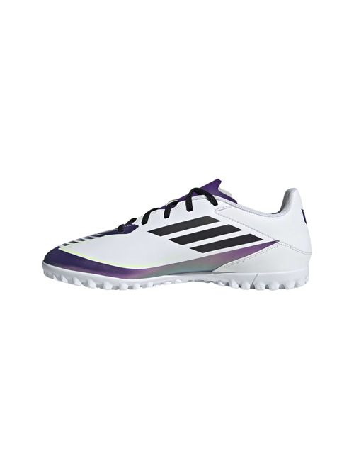 Chuteira Society Adidas F50 Club Messi Unissex - Branca/Roxa