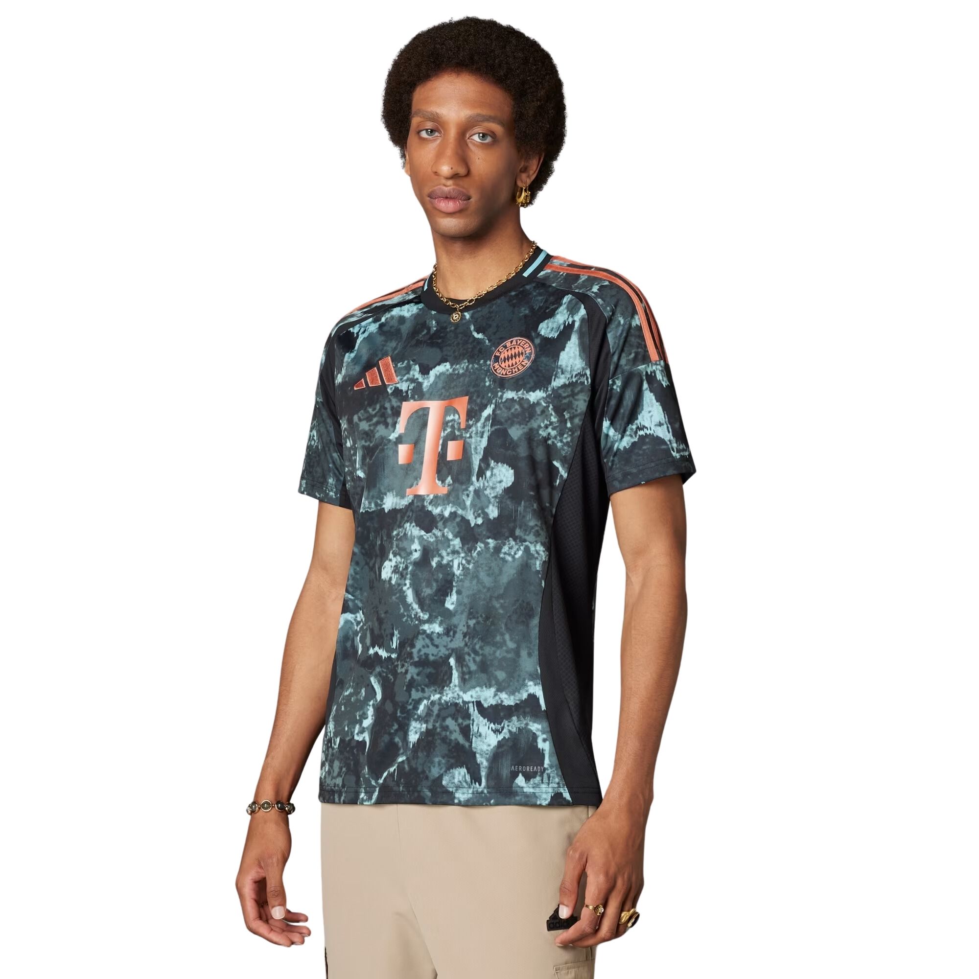 Camisa Bayern de Munique II 24/25 Adidas Torcedor Masculina - Preta