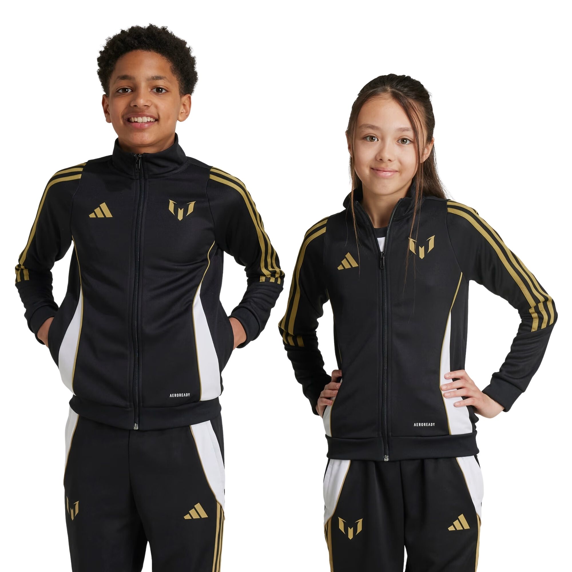 Jaqueta Adidas Messi Infantil - Preta