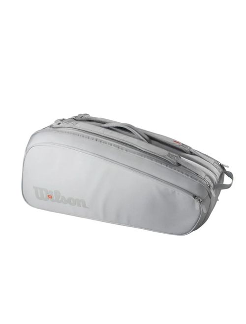Raqueteira Wilson Supertour 9Pk Unissex - Branca