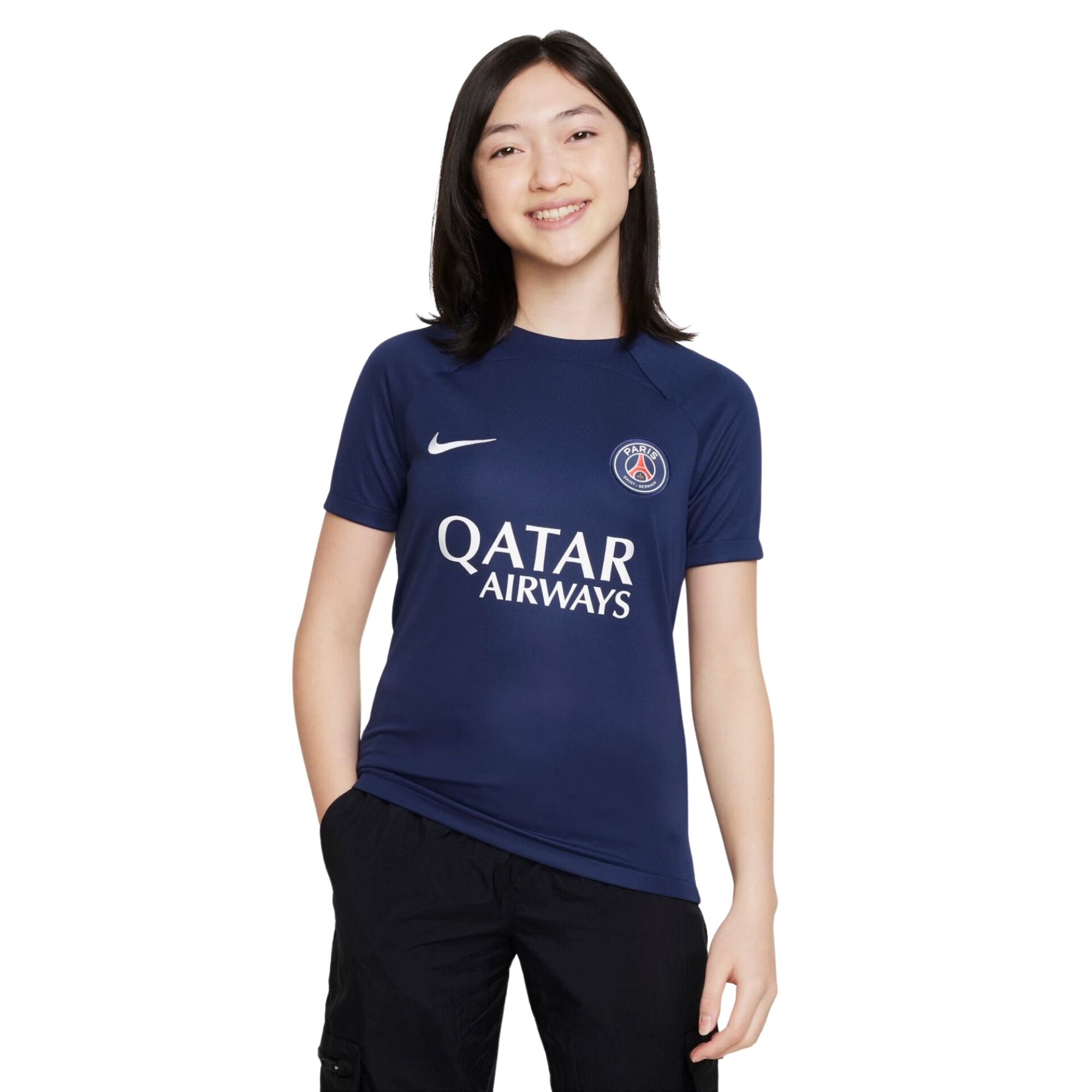 Camisa Paris Saint-Germain Nike Academy Pro Infantil - Marinho