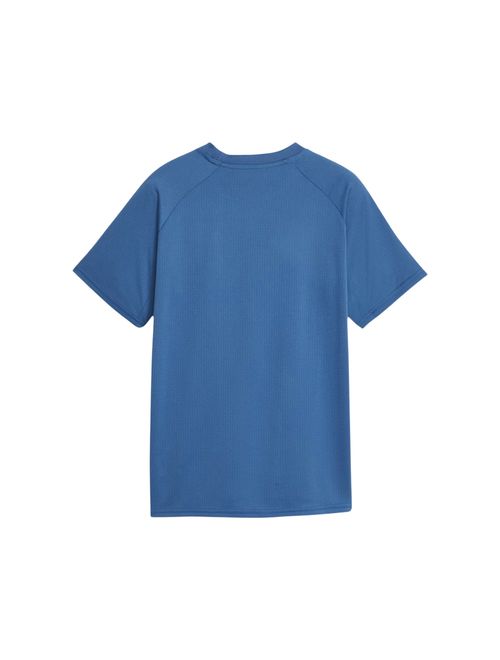 Camisa Manchester City 23/24 Puma Pré Jogo Infantil - Azul