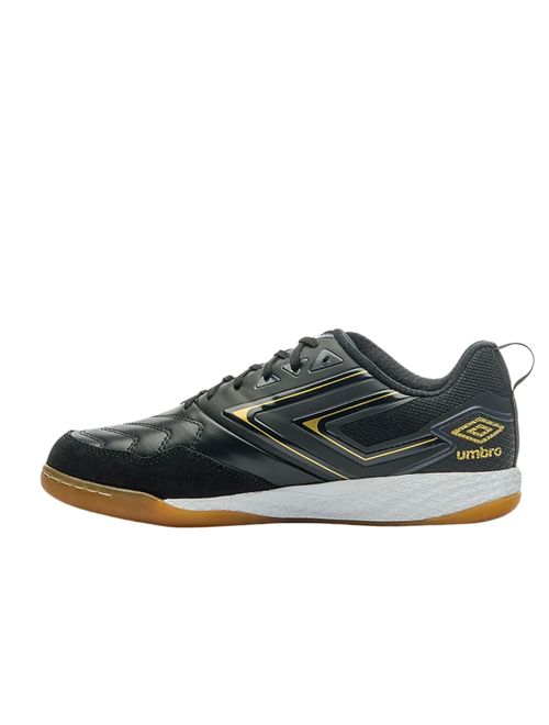 Chuteira Futsal Umbro Pro 5 Bump Masculino - Preto/Dourado