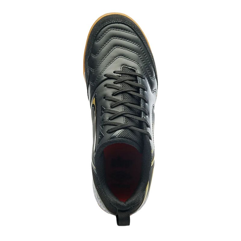chuteira-futsal-umbro-pro-5-bump-masculino-preto-dourado