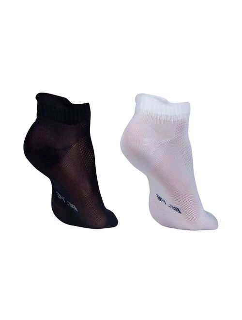 Kit Meias Fila Fast 2 Pares Unissex - Preta/Branca