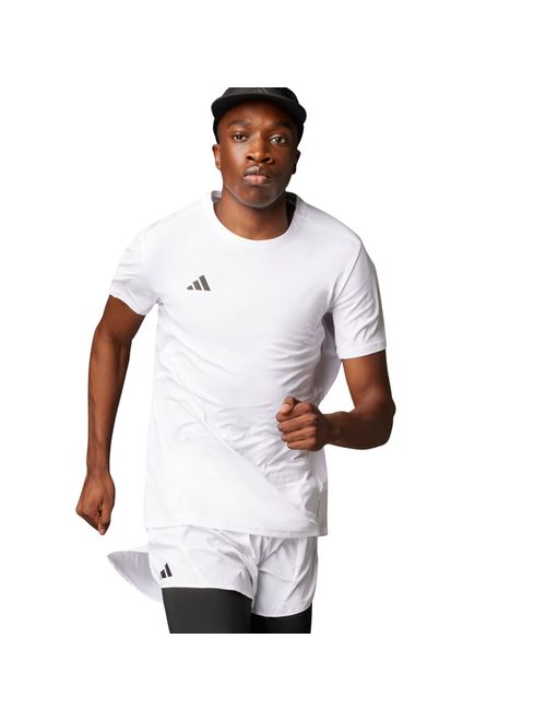 Camiseta Adidas Adizero Essentials Masculina - Branca