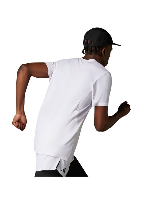 Camiseta Adidas Adizero Essentials Masculina - Branca
