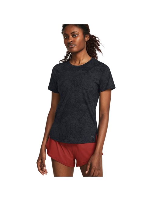Camiseta Under Armour Launch Elite Printed Feminina - Preta