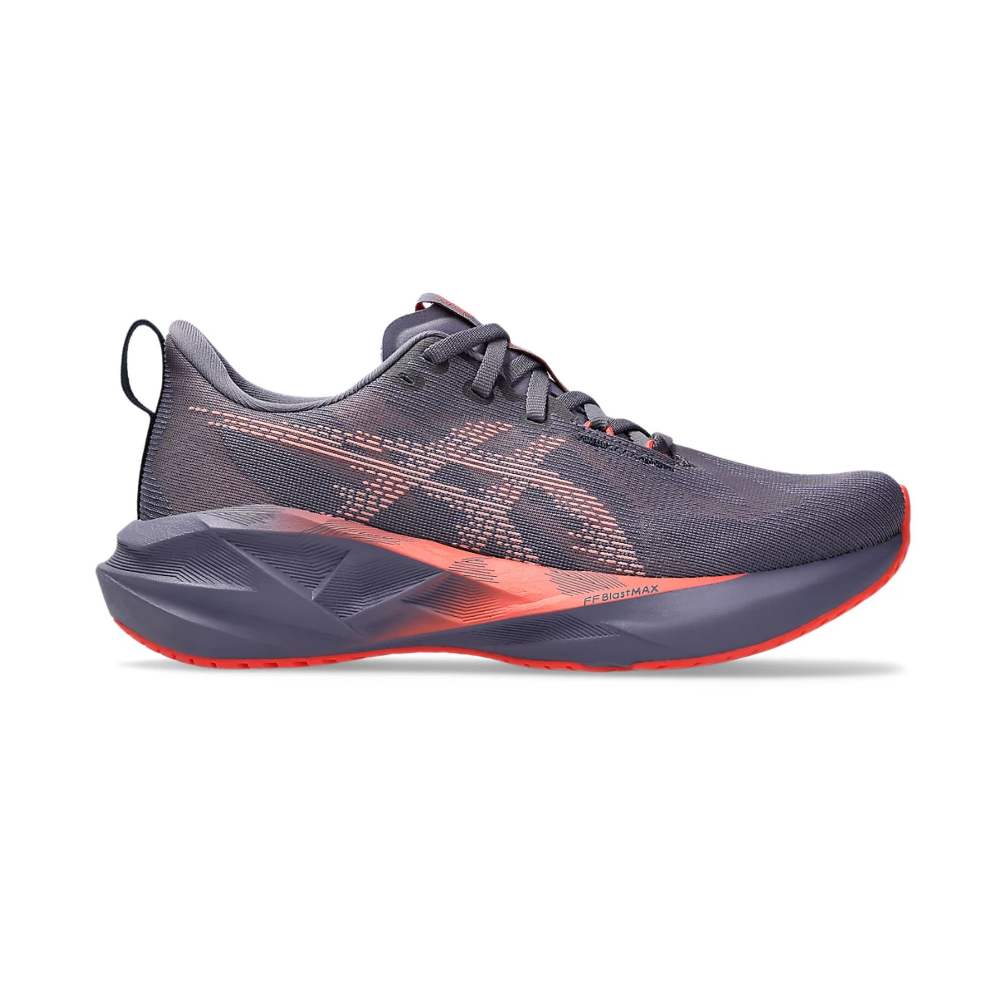 Tênis Asics Novablast 5 Feminino - Roxo/Coral