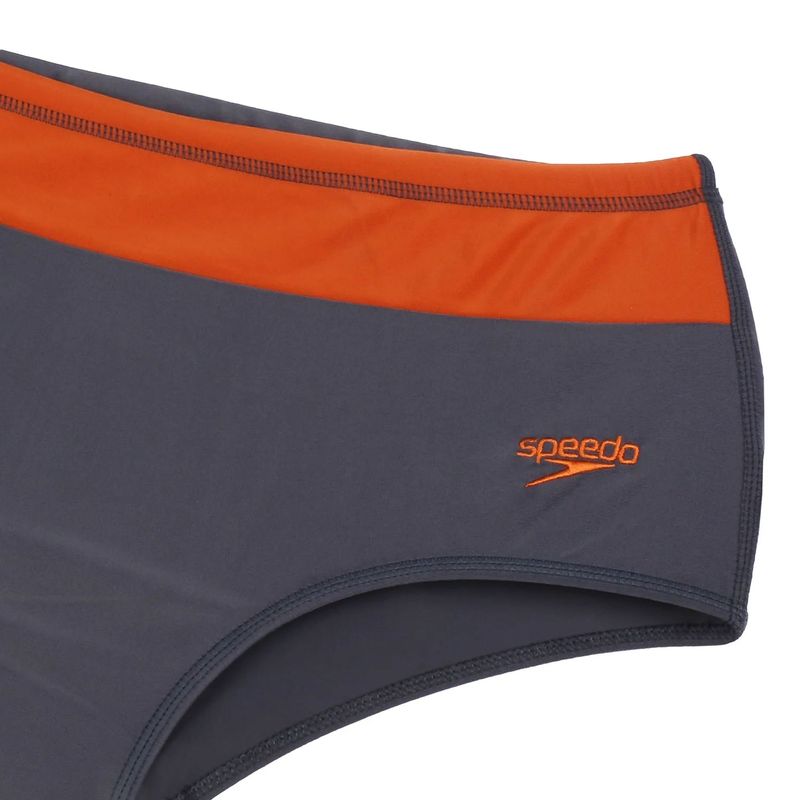 sunga-speedo-tradicional-color-block-masculina-preta-laranja