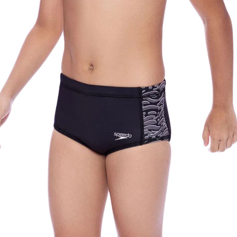 sunga-speedo-tradicional-scrawl-tiger-infantil-preta