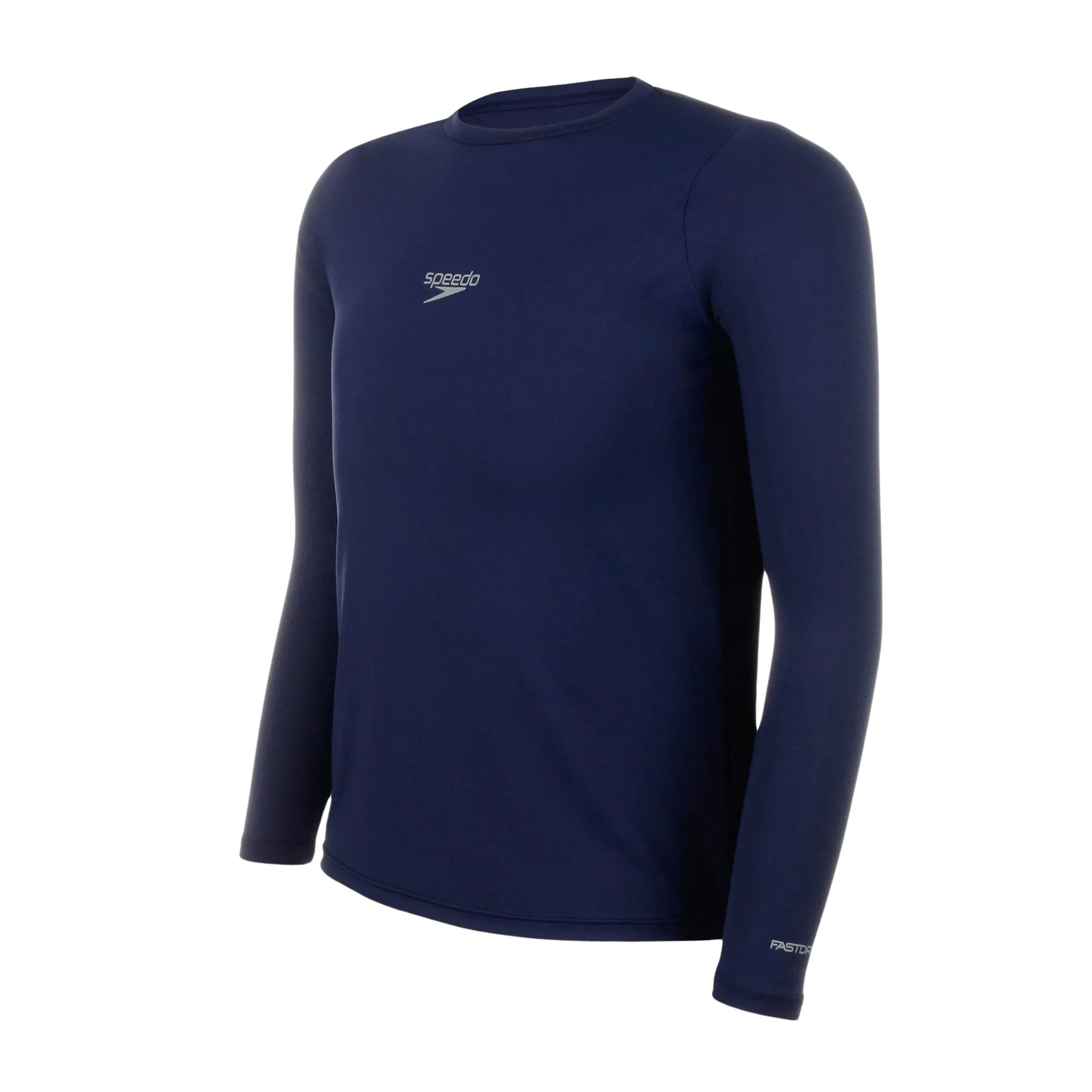 Camiseta Manga Longa Speedo Uv Protection Infantil - Marinho