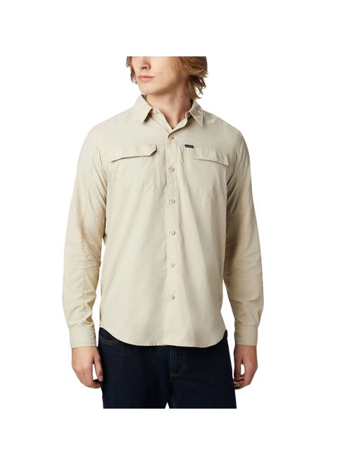 Camisa Manga Longa Columbia Silver Ridge II Masculina - Bege