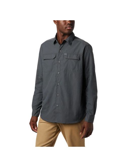 Camisa Manga Longa Columbia Silver Ridge II Masculina - Grafite