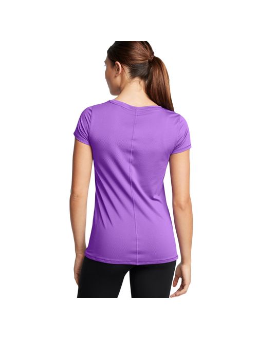 Camiseta Under Armour Heatgear Short Sleeve Feminina - Lilás