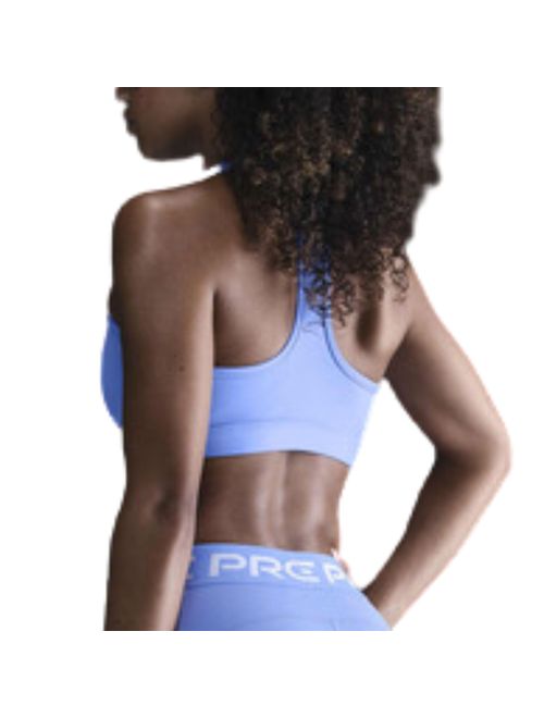 Top Nike Swoosh Medium Support Feminino - Azul Claro