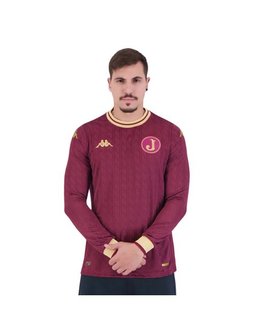 Camisa Manga Longa Juventus I 2024/25 Kappa Masculina - Bordô