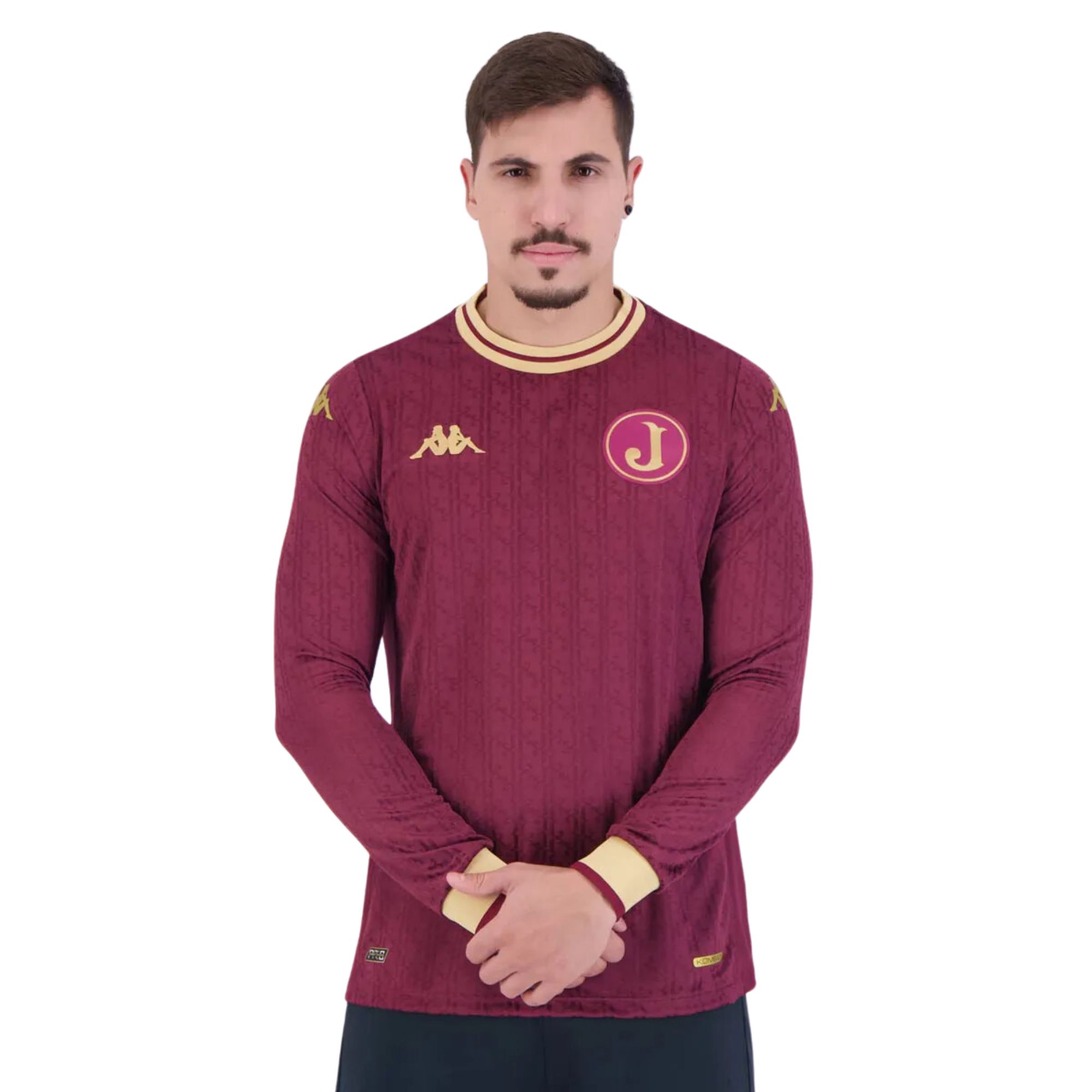 Camisa Manga Longa Juventus I 2024/25 Kappa Masculina - Bordô
