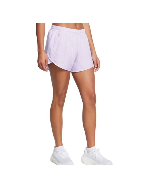 Shorts Under Armour Fly- By 3 Feminino - Lilás
