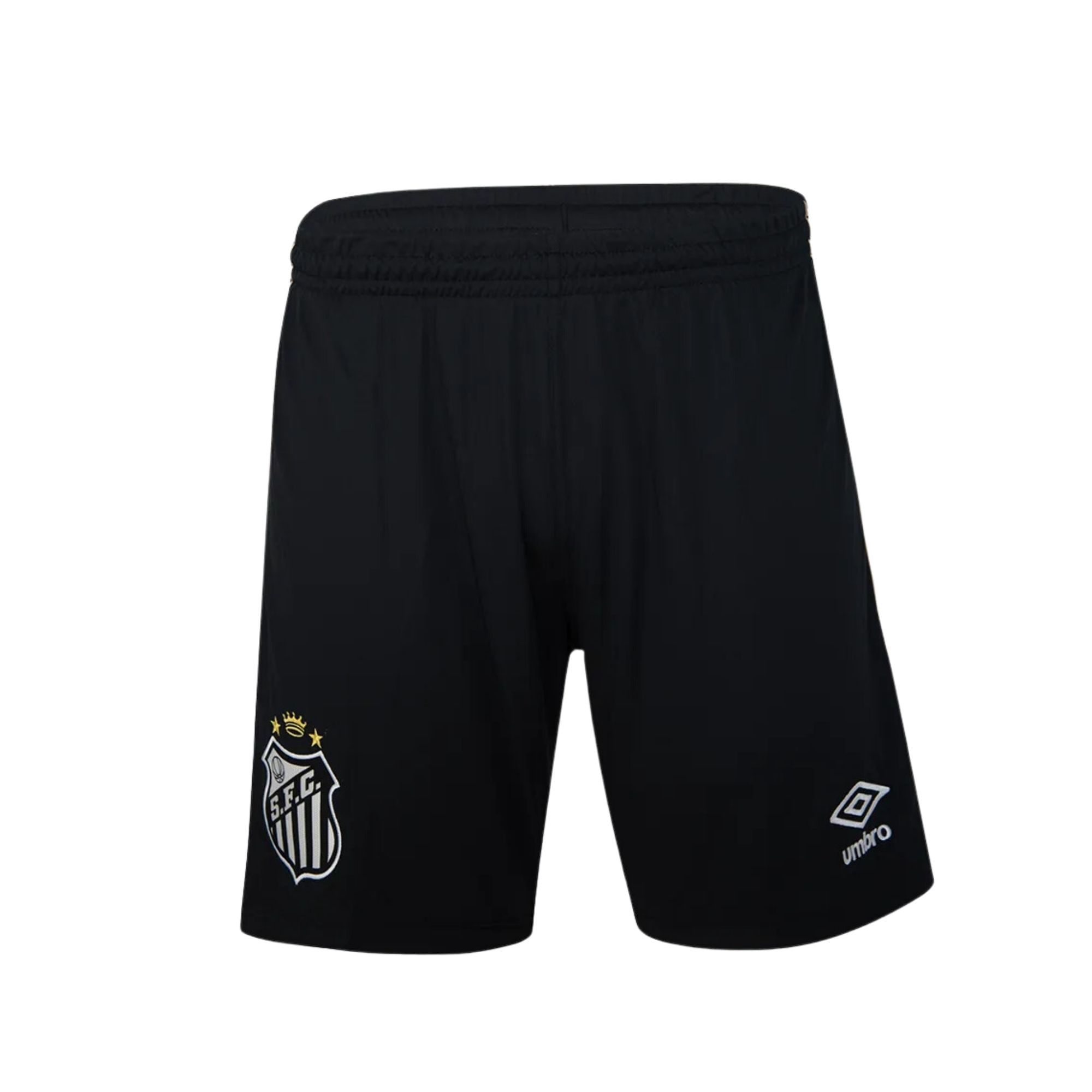 Calção Santos II 24 Umbro Oficial Masculino - Preto/Dourado