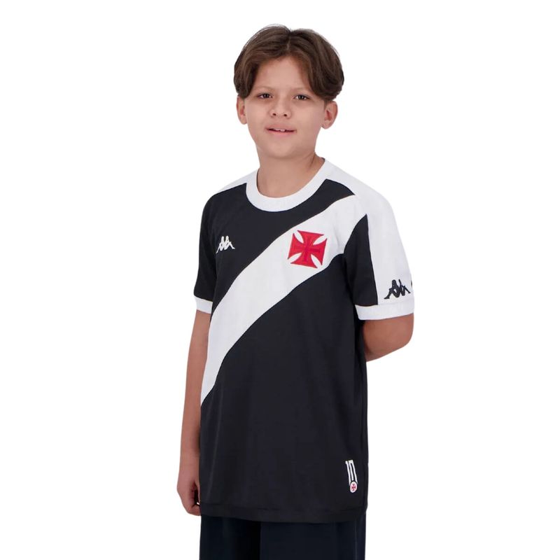 camisa-vasco-i-24-25-kappa-infantil-preta-branca