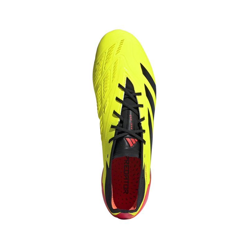 chuteira-campo-adidas-predator-elite-24-low-masculina-amarela-preta
