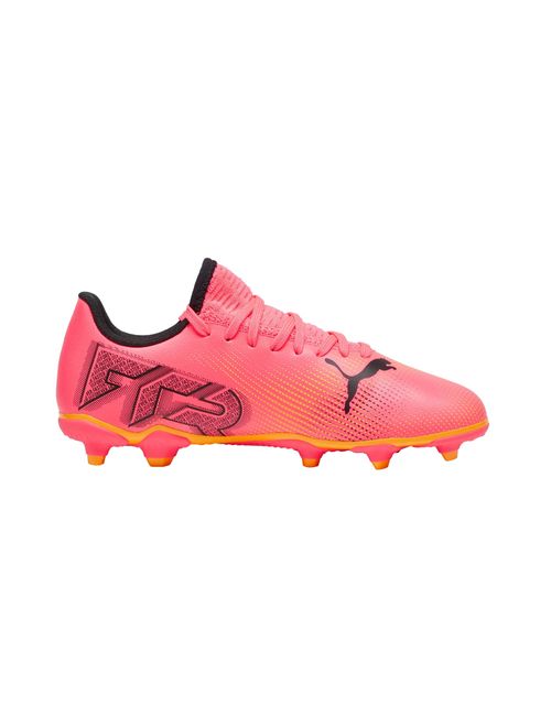Chuteira Campo Puma Future 7 Play Infantil - Laranja