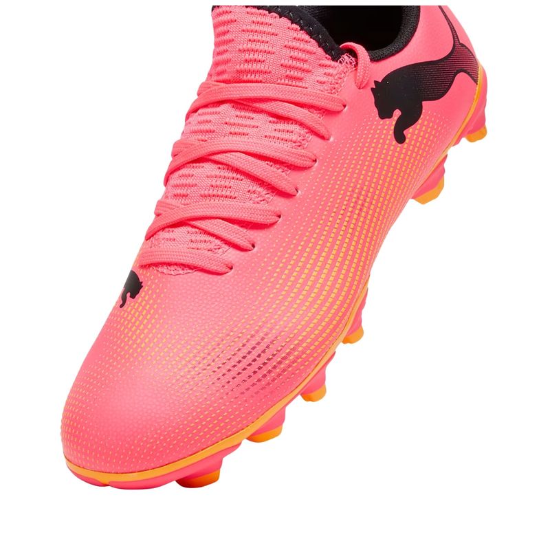 chuteira-campo-puma-future-7-play-infantil-laranja-