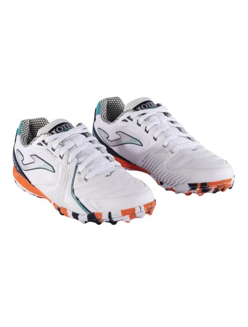 Chuteira Society Joma Dribling Masculina - Branca/Laranja