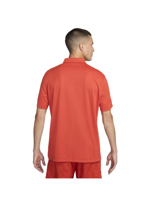 Camisa Polo Nike Court Dri-Fit Solid Masculina - Laranja