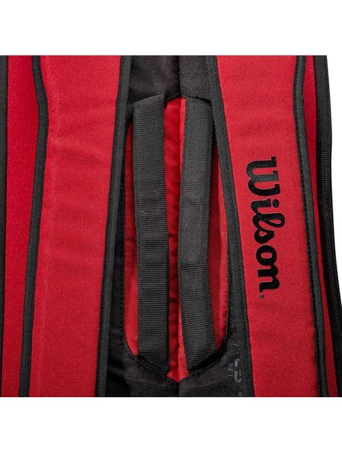 Raqueteira Wilson Tour Clash V2 6 Pack Unissex - Vermelha