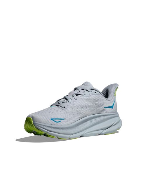 Tênis Hoka Clifton 9 Feminino - Branco/Cinza
